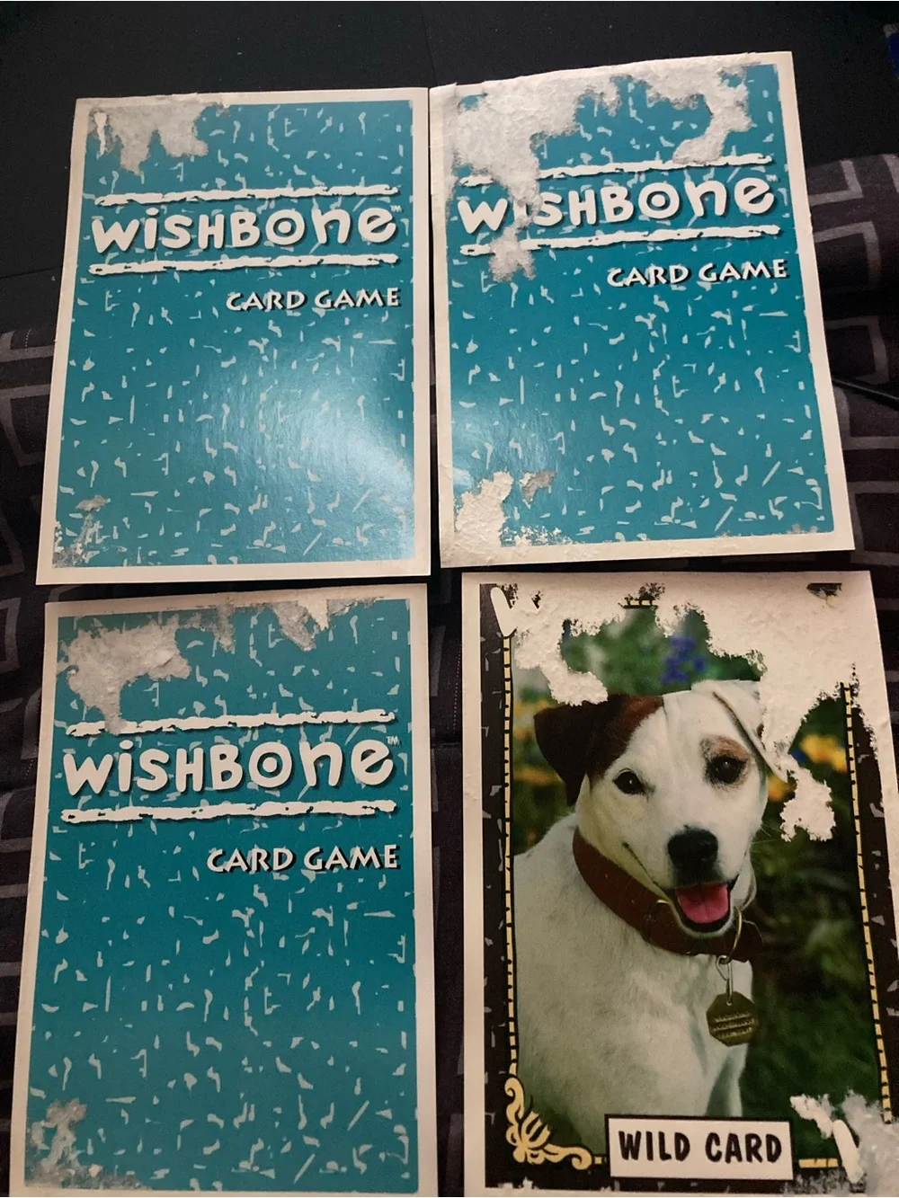 Wishbone Card Game – Teal Card Game for Kids rare game